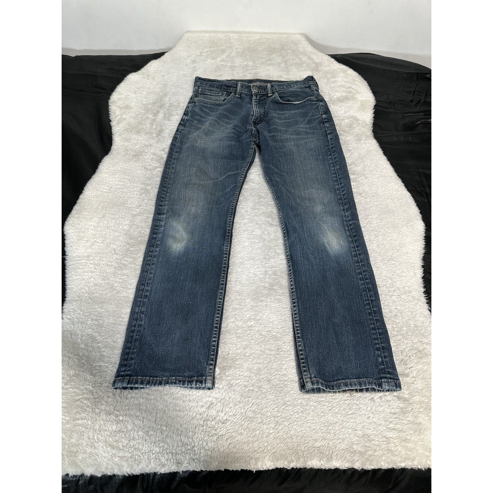 Levis 505‎ Mens Blue Straight Jeans Size 32x30 Cotton Denim Pants